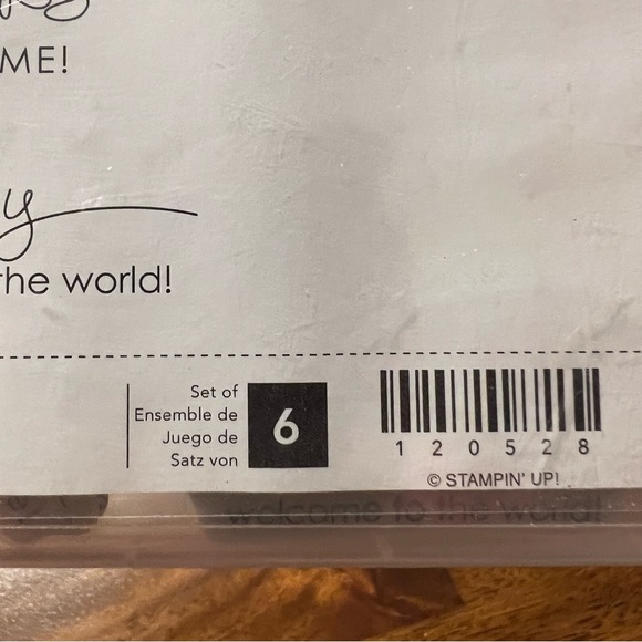 Stampin Up! A Word for You set of 6 clear mount stamp set - Picture 2 of 5